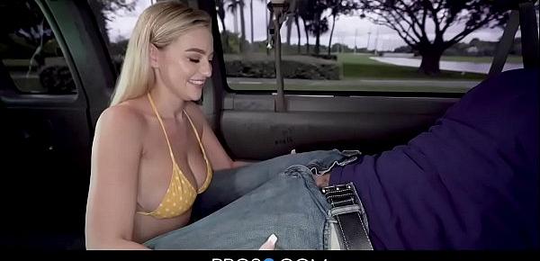  Super Hot Big Natural Titty Teen Jumps On The Bangbus For Sex